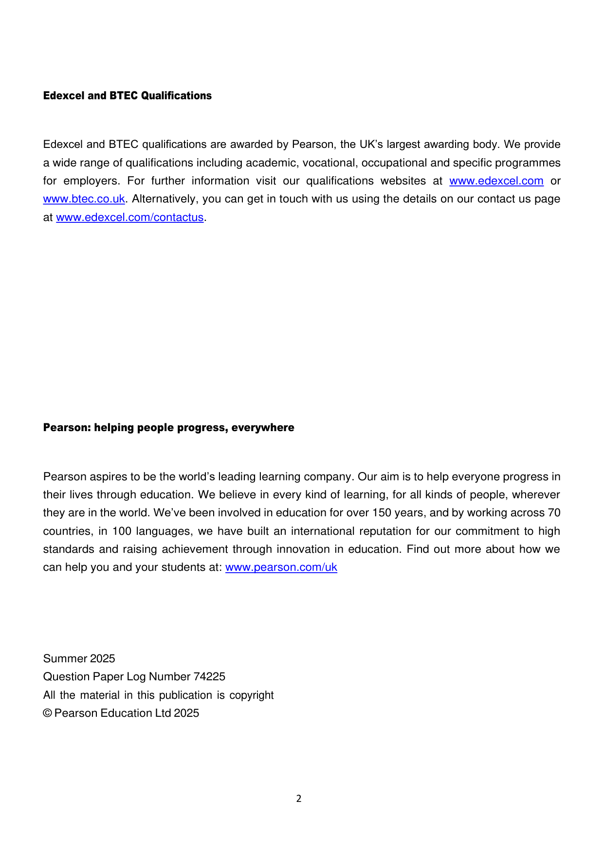 Pearson Edexcel A Level Turkish Paper 3 2025 Mark Scheme