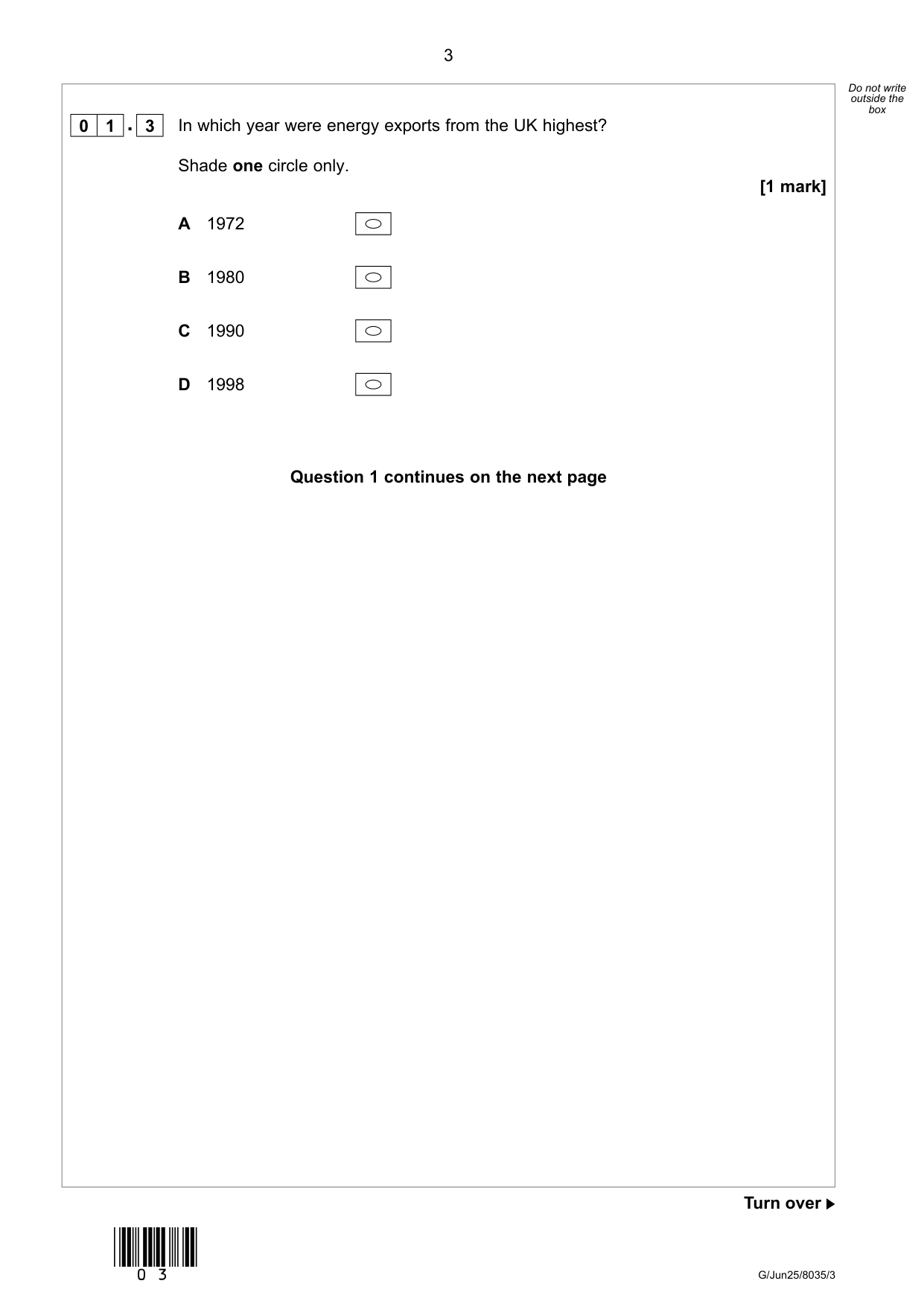 AQA GCSE Geography Paper 3 2025 Question Paper IMG-3
