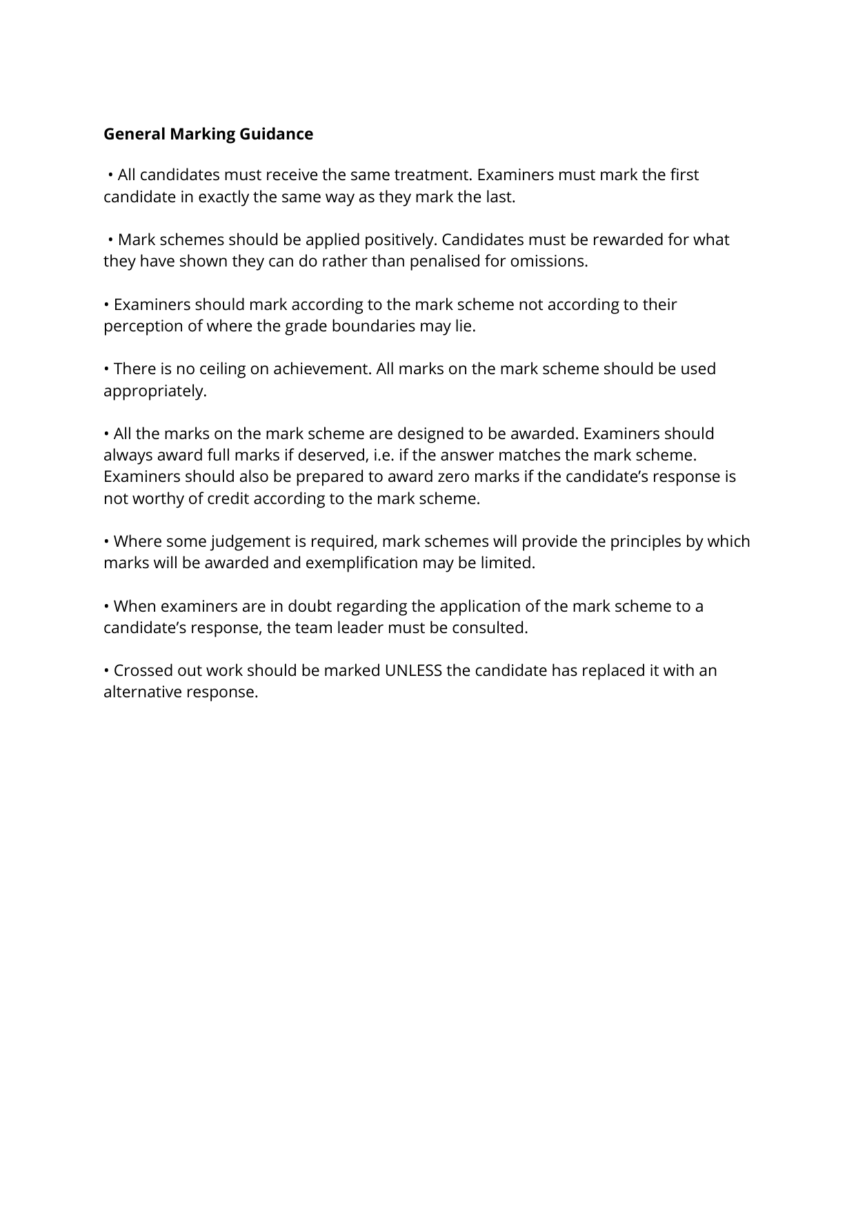 Pearson Edexcel AS Psychology Paper 1 2025 Mark scheme IMG-3