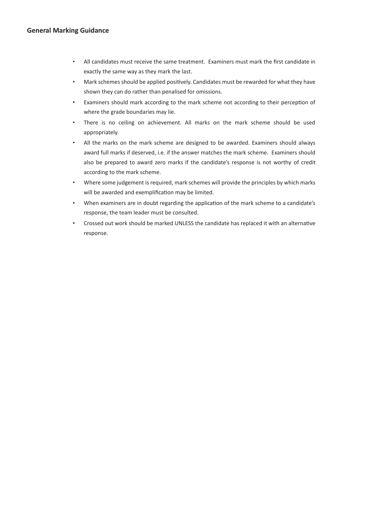 Pearson Edexcel GCSE Geography A Paper 1 2025 Mark Scheme IMG-3