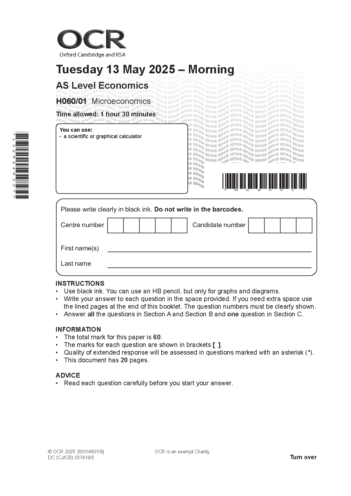 OCR AS Economics Paper 1 2025 Question Paper IMG-1