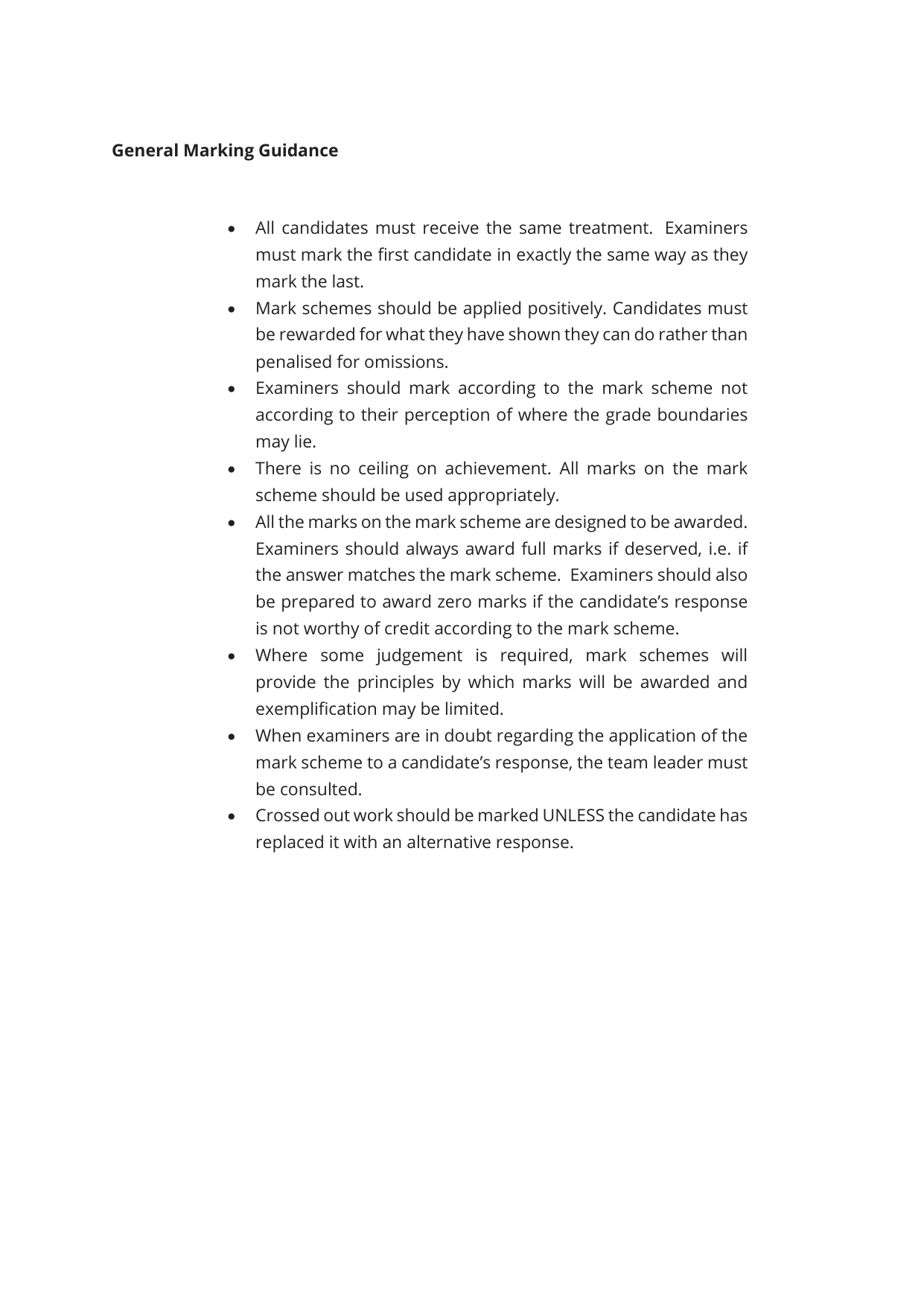 Pearson Edexcel A Level Chemistry Paper 2 2025 Mark scheme IMG-3