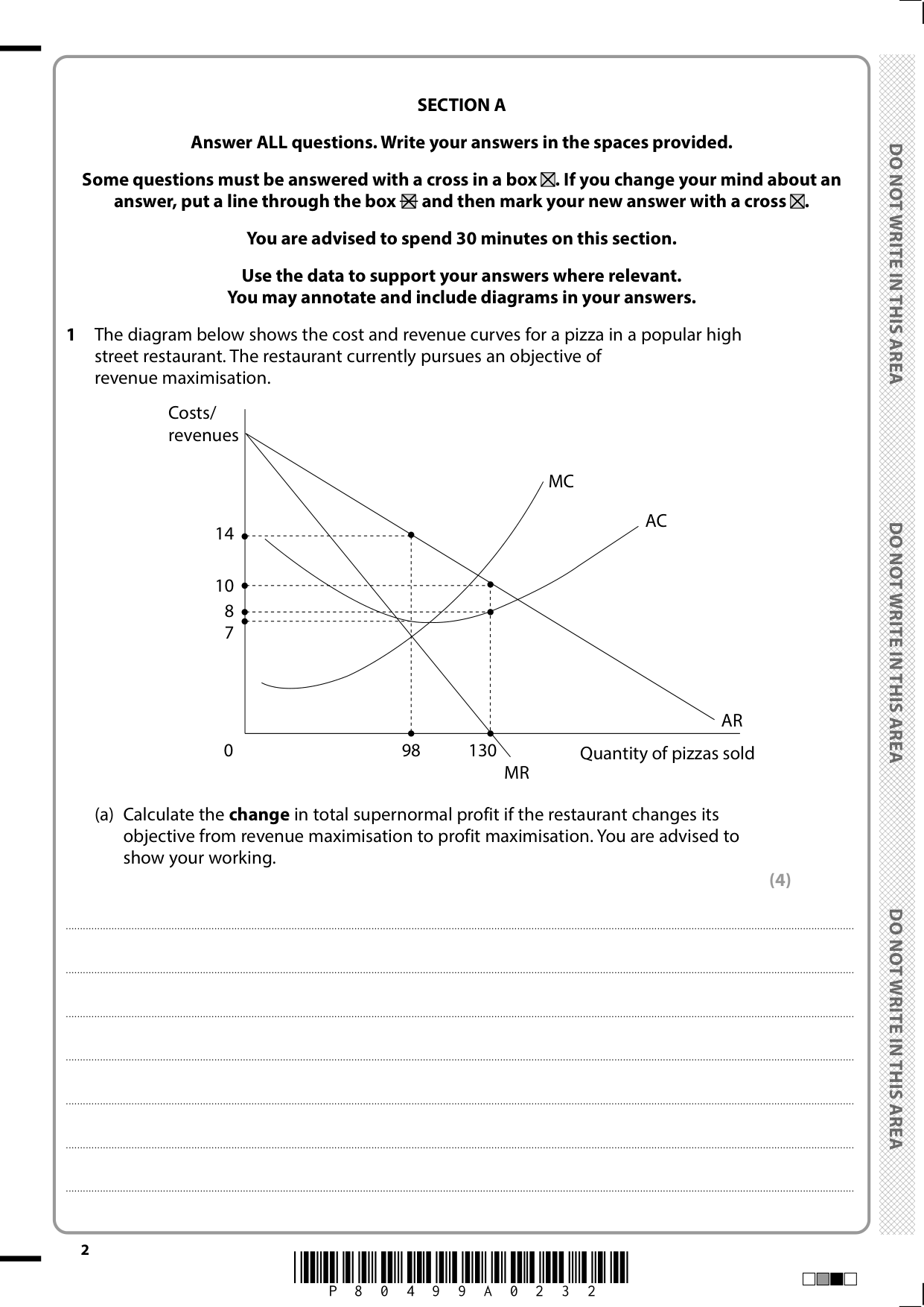 Pearson Edexcel A Level Economics A Paper 1 2025 QP