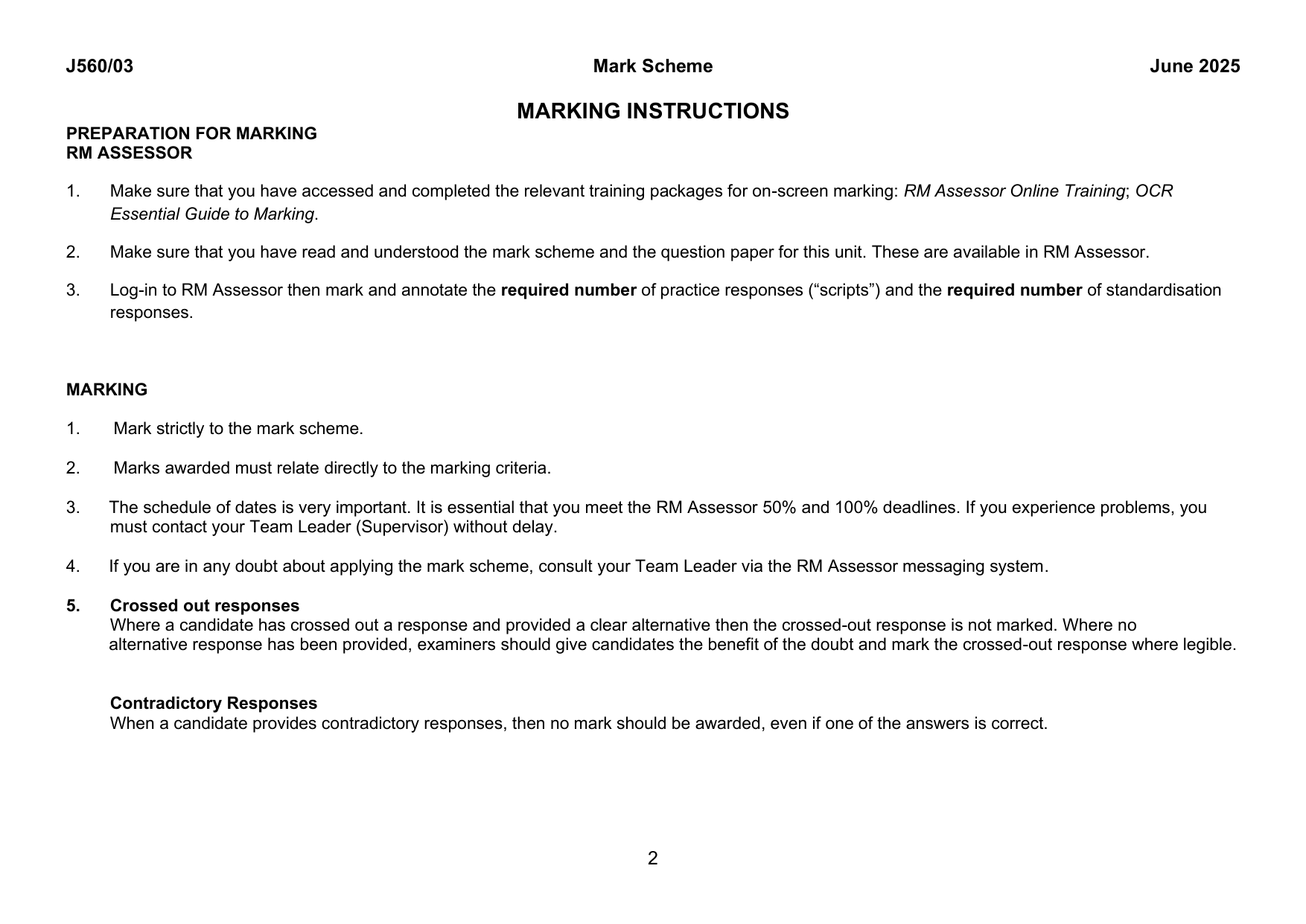 OCR GCSE Maths Paper 3 2025 Mark Scheme PDF IMG-3