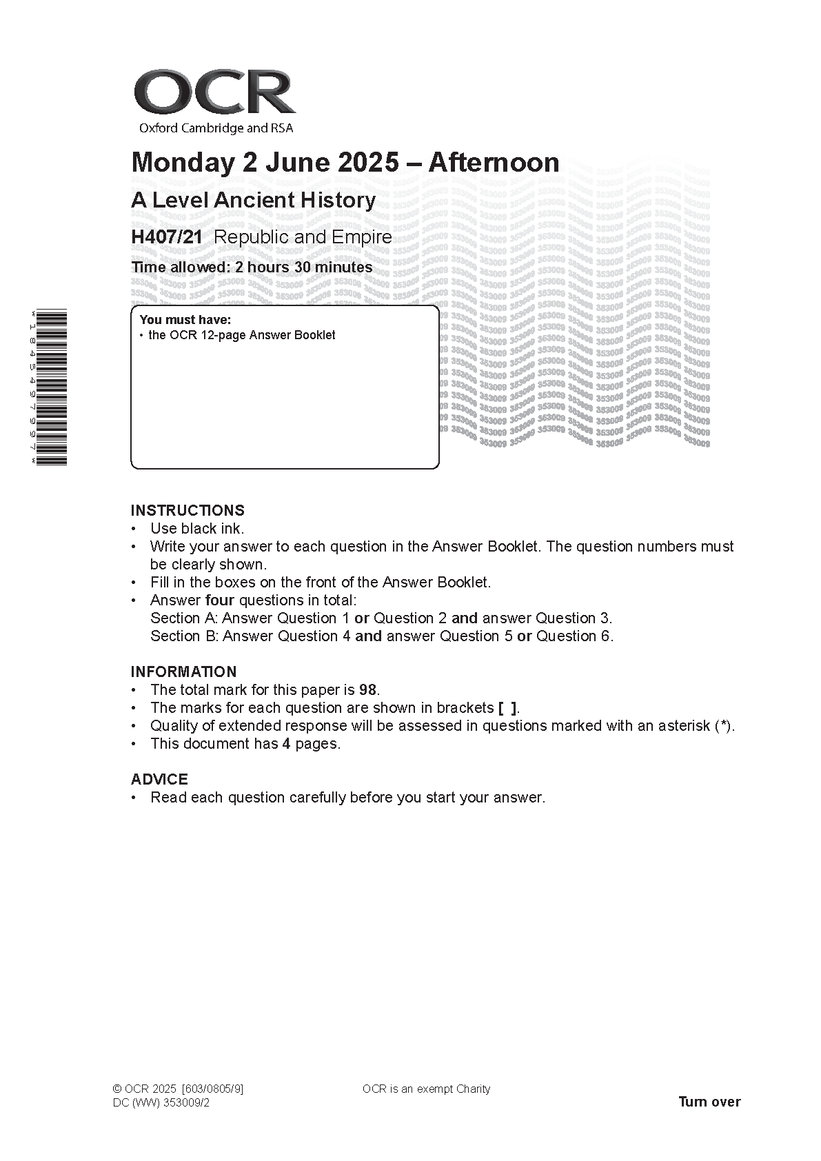 OCR A Level Ancient History Paper 21 2025 Question Paper IMG-1