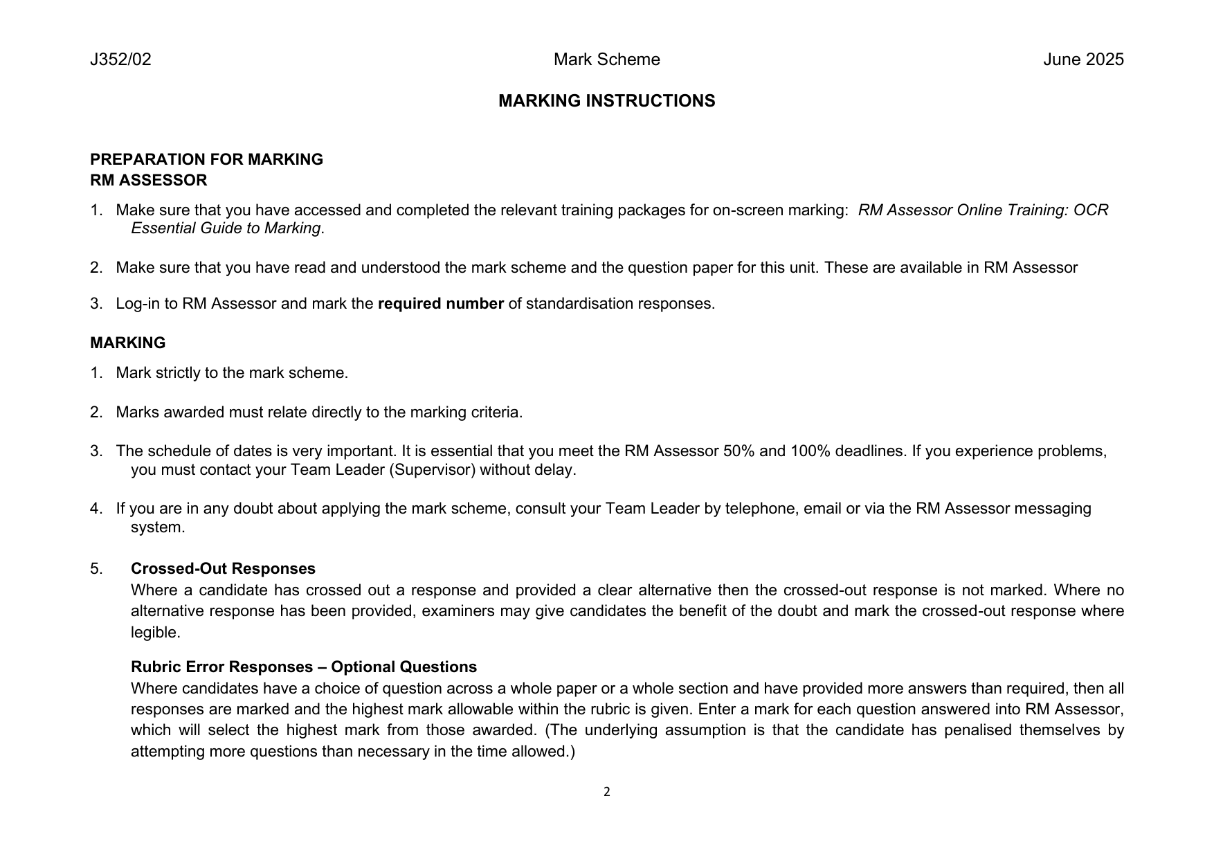OCR GCSE English Literature Paper 2 2025 Mark Scheme IMG-3