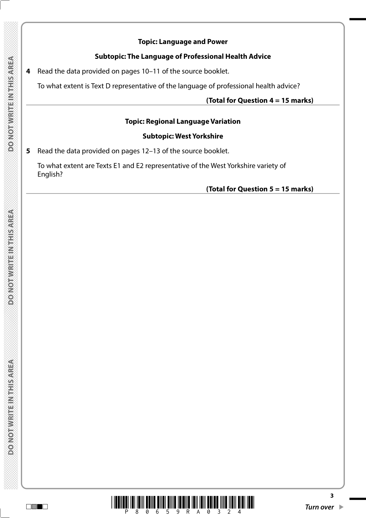 Pearson Edexcel A Level English Language Paper 3 QP IMG-3