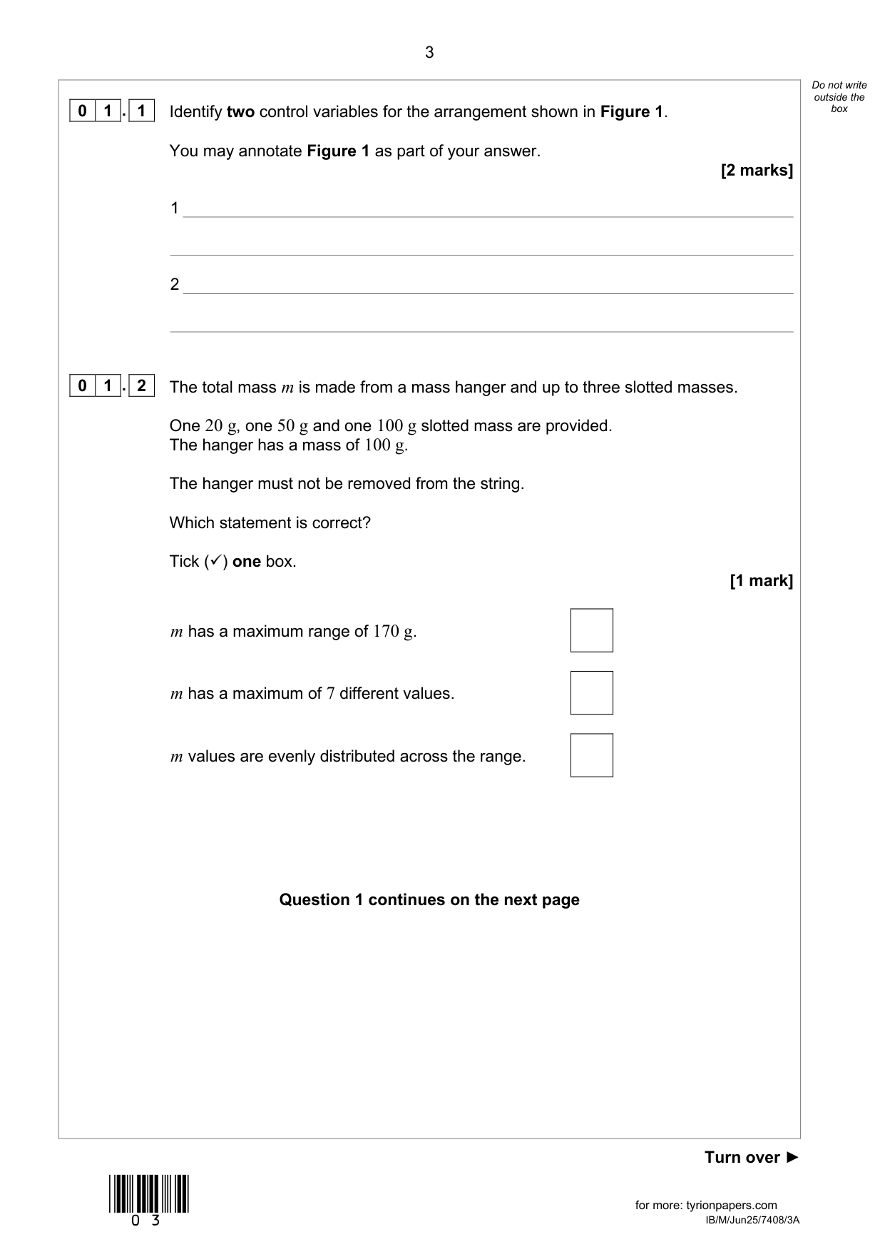 AQA A Level Physics 7408/3A Astrophysics 2025 Question Paper IMG-3