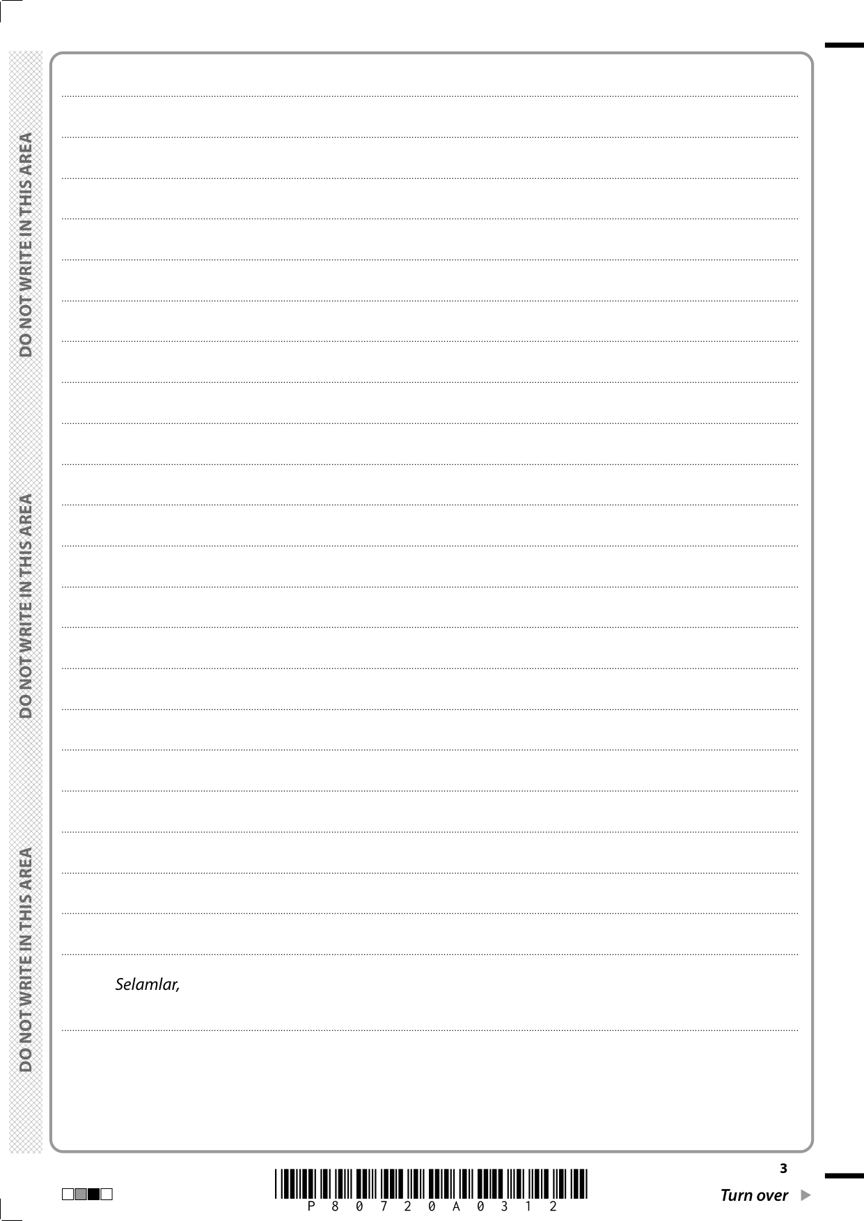 Pearson Edexcel GCSE Turkish Paper 4H 2025 Question Paper IMG-3