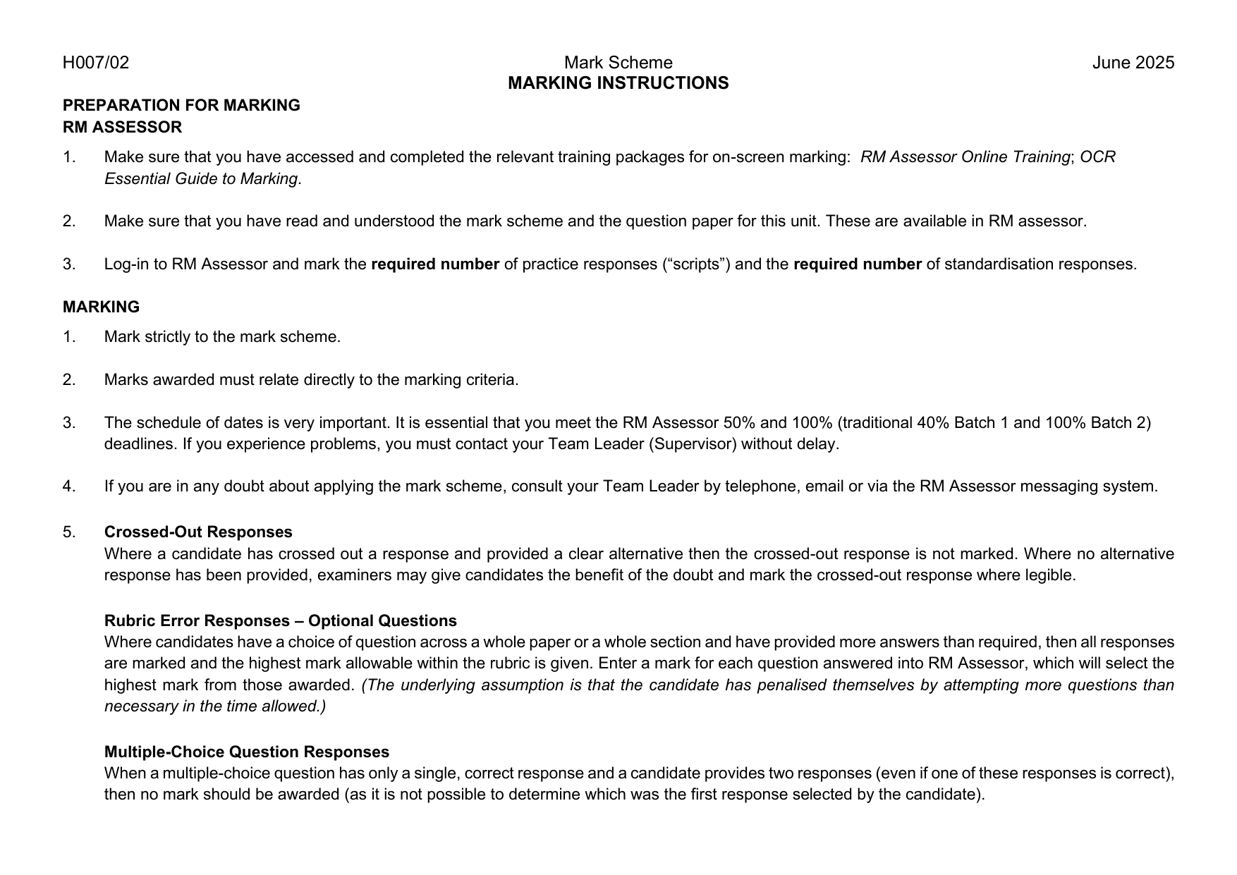 OCR  AS Level Ancient History Paper 2 2025 Mark Scheme IMG-3