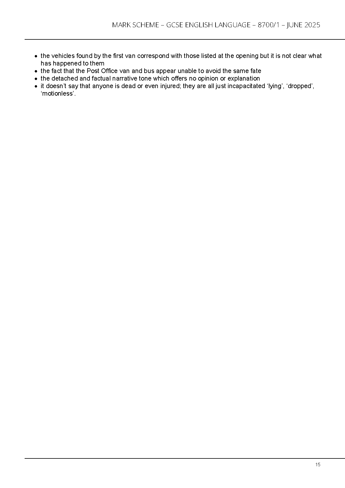AQA GCSE English Language Paper 1 2025 Mark Scheme IMG-1