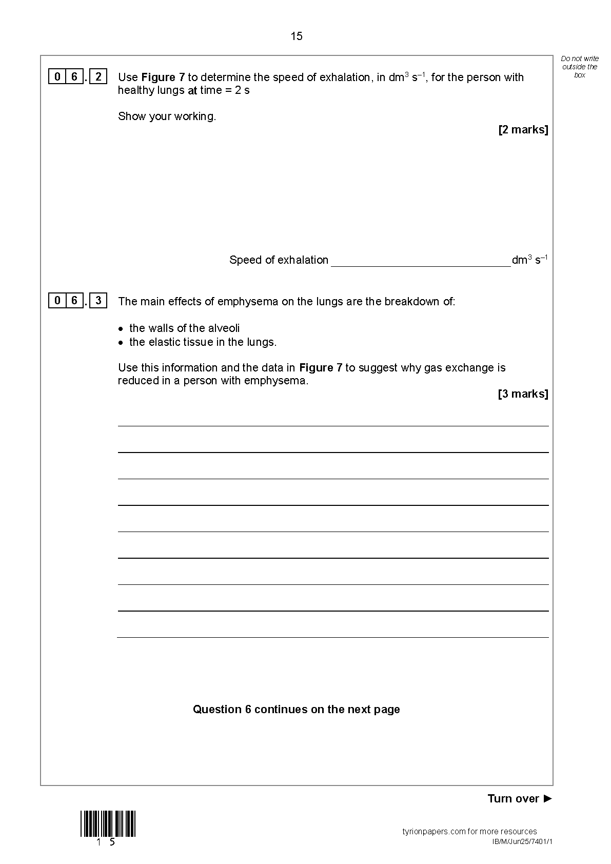 AQA AS Biology Paper 1 2025 Question Paper PDF IMG-1