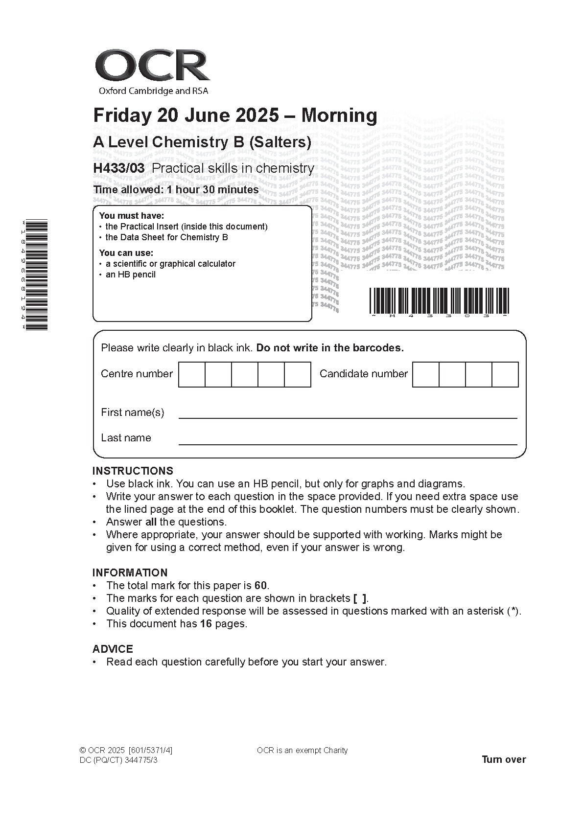 OCR A Level Chemistry B Paper 3 2025 Question Paper IMG-1