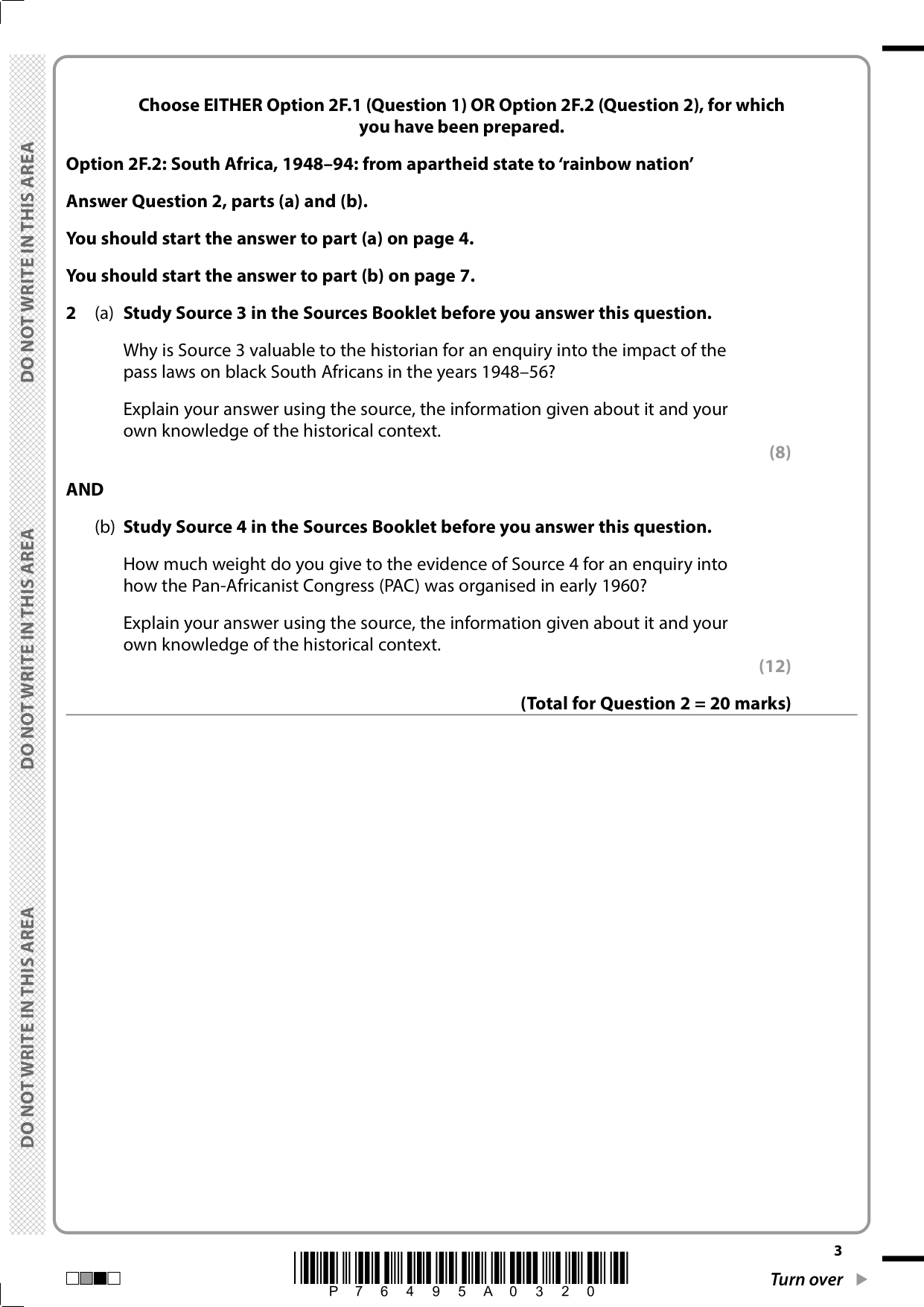 Pearson Edexcel AS History Paper 2F 2025 Question Paper PDF IMG-3
