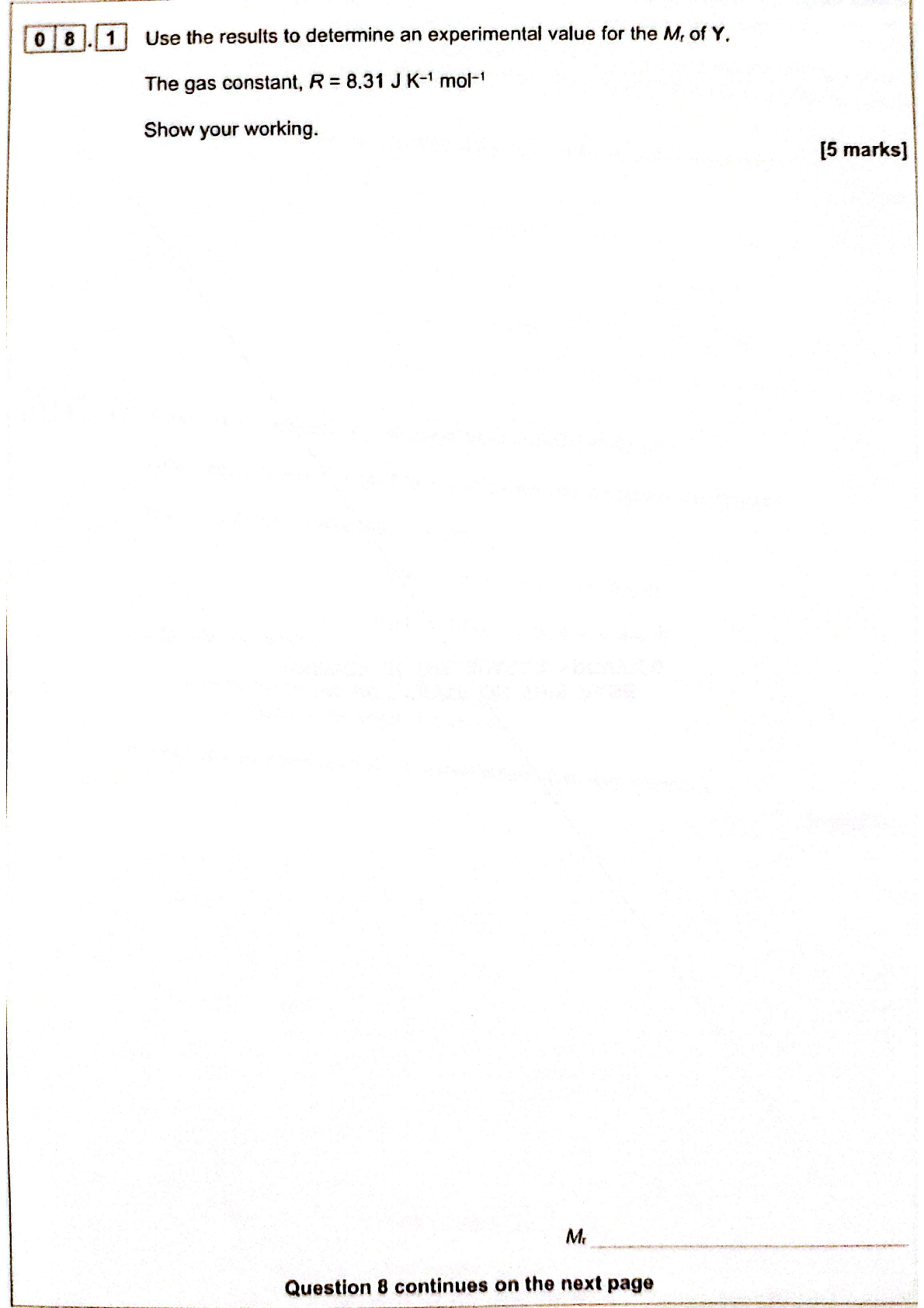 AQA A Level Chemistry Paper 2 2025 Question Paper PDF IMG-1