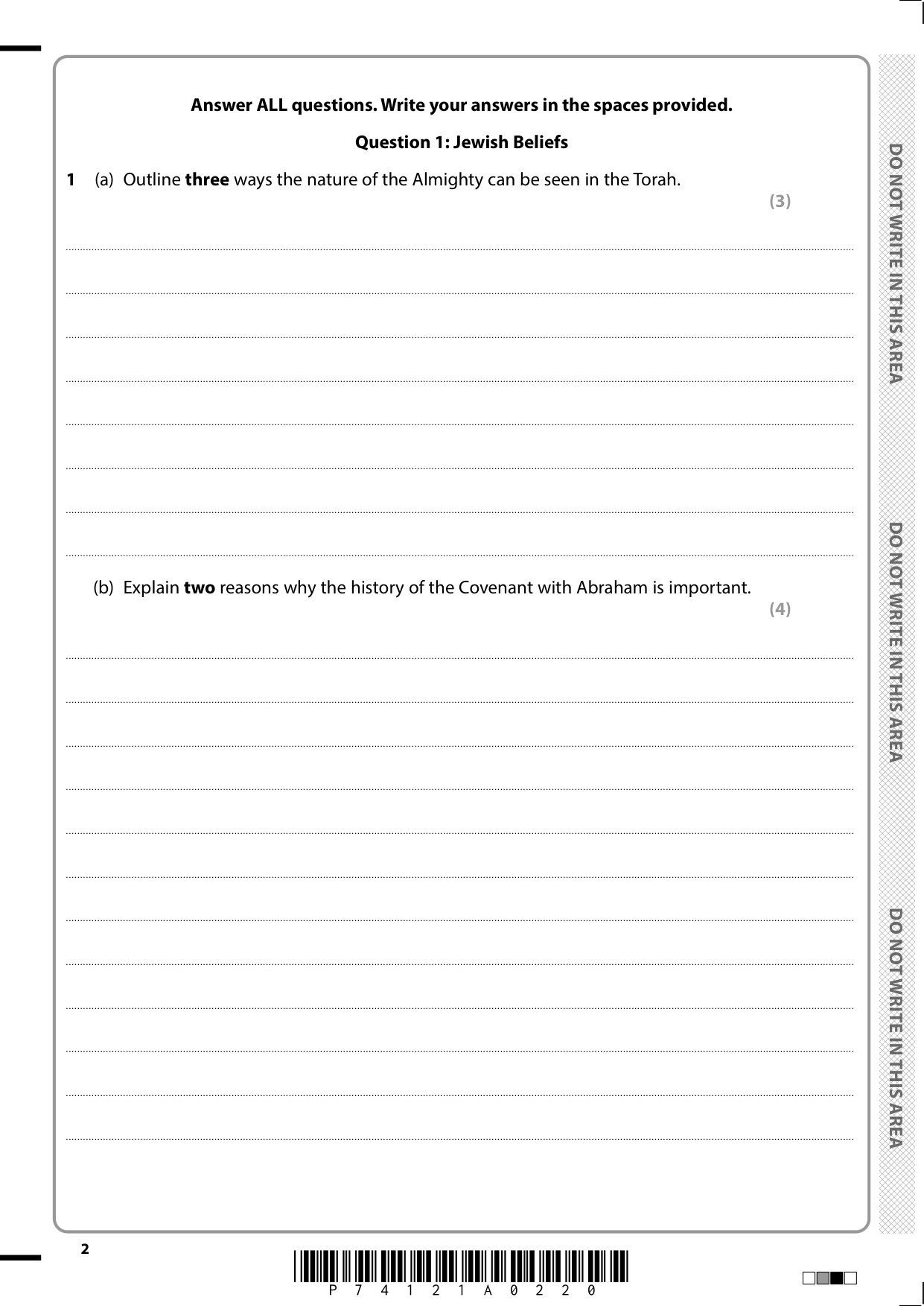 Pearson Edexcel GCSE Religious Studies B Paper 1F 2025