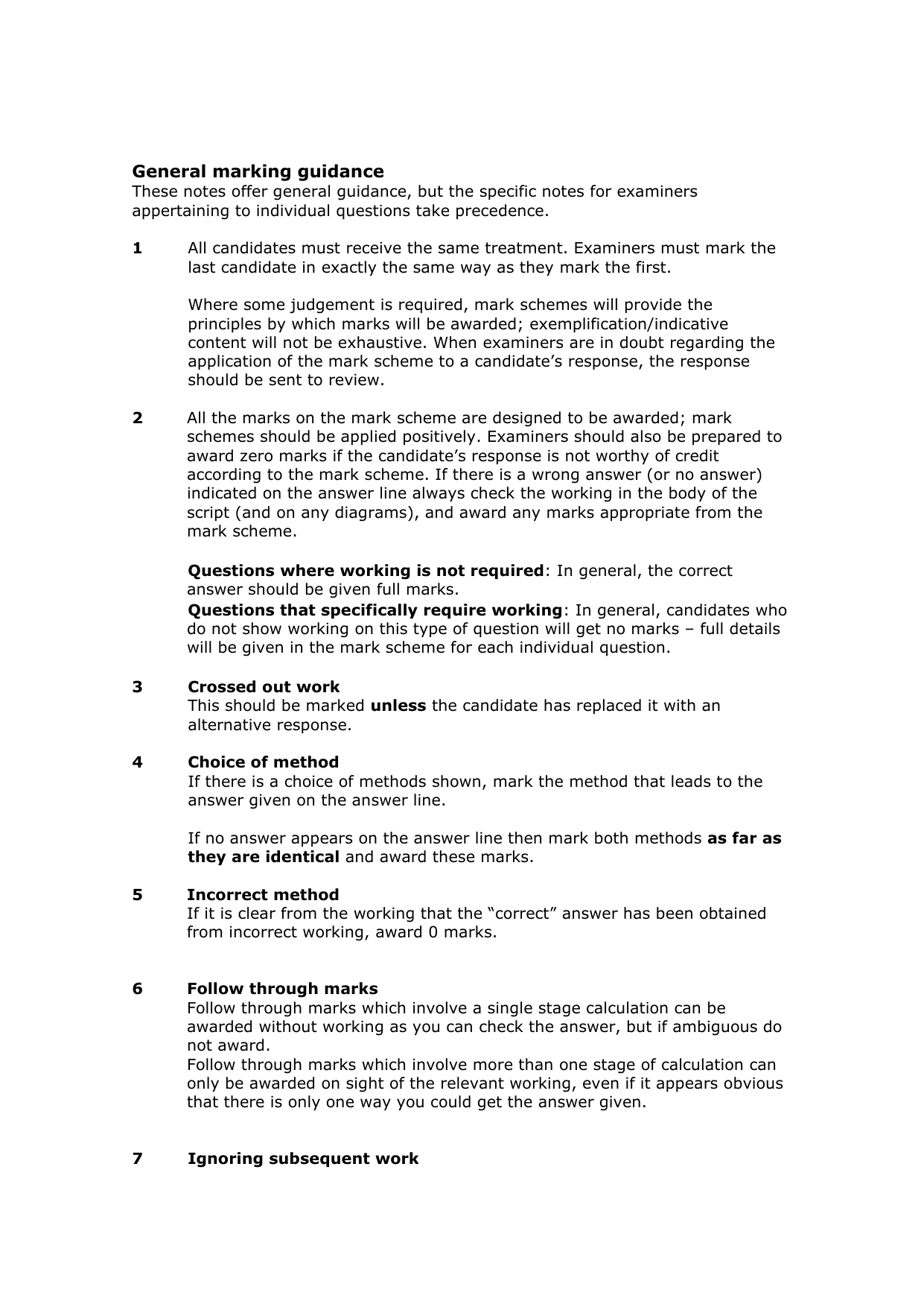 Pearson Edexcel GCSE Statistics Paper 2H 2025 Mark Scheme IMG-3