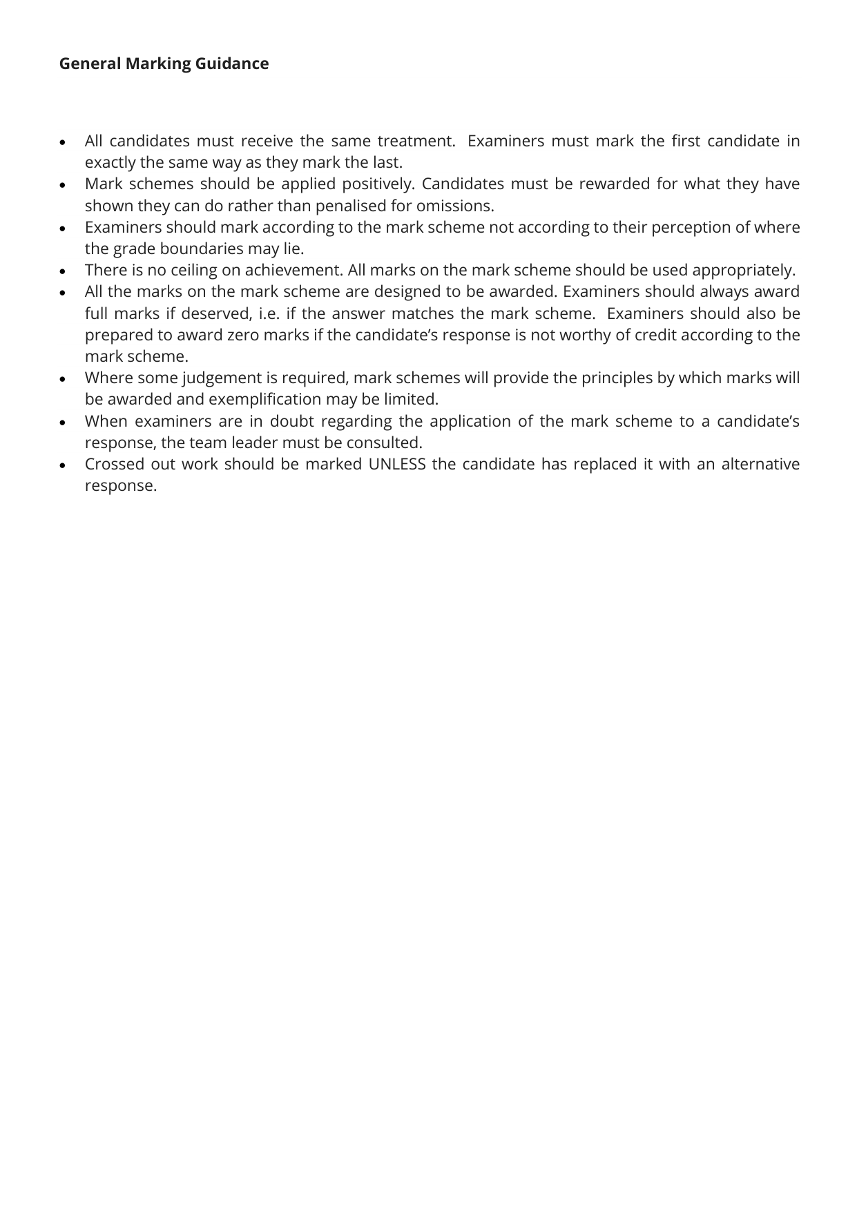 Pearson Edexcel AS Geography 2025 Paper 1 Mark Scheme PDF IMG-3