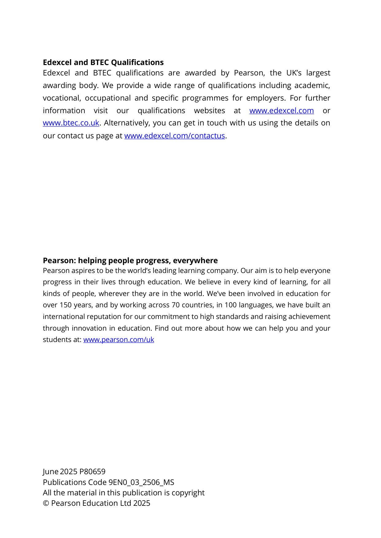 Pearson Edexcel A Level English Language 2025 Paper 3 MS
