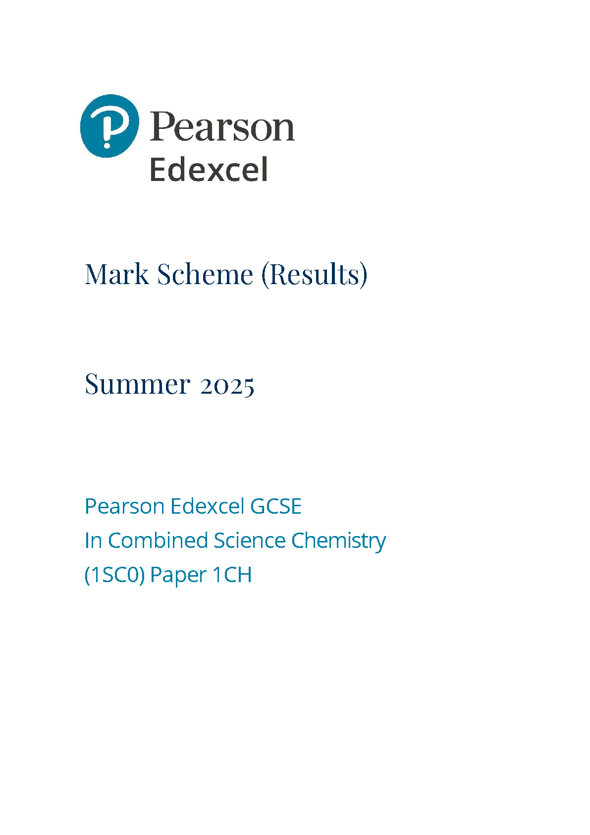 Pearson Edexcel GCSE Combined Science Paper 2 Higher 2025 MS IMG-1