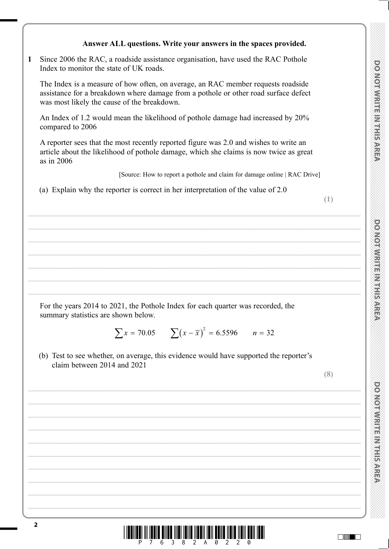 Pearson Edexcel GCSE Urdu Paper 3H 2025 Question Paper
