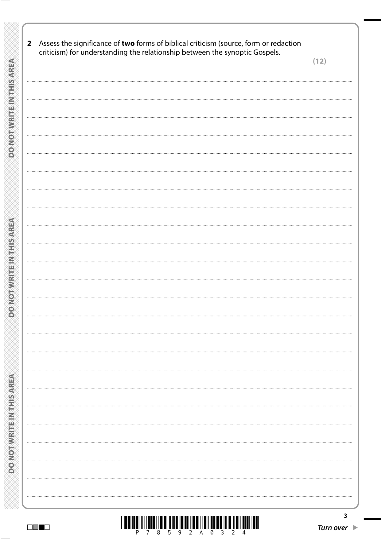 Pearson Edexcel A Level Religious Studies Paper 3 2025 QP IMG-3