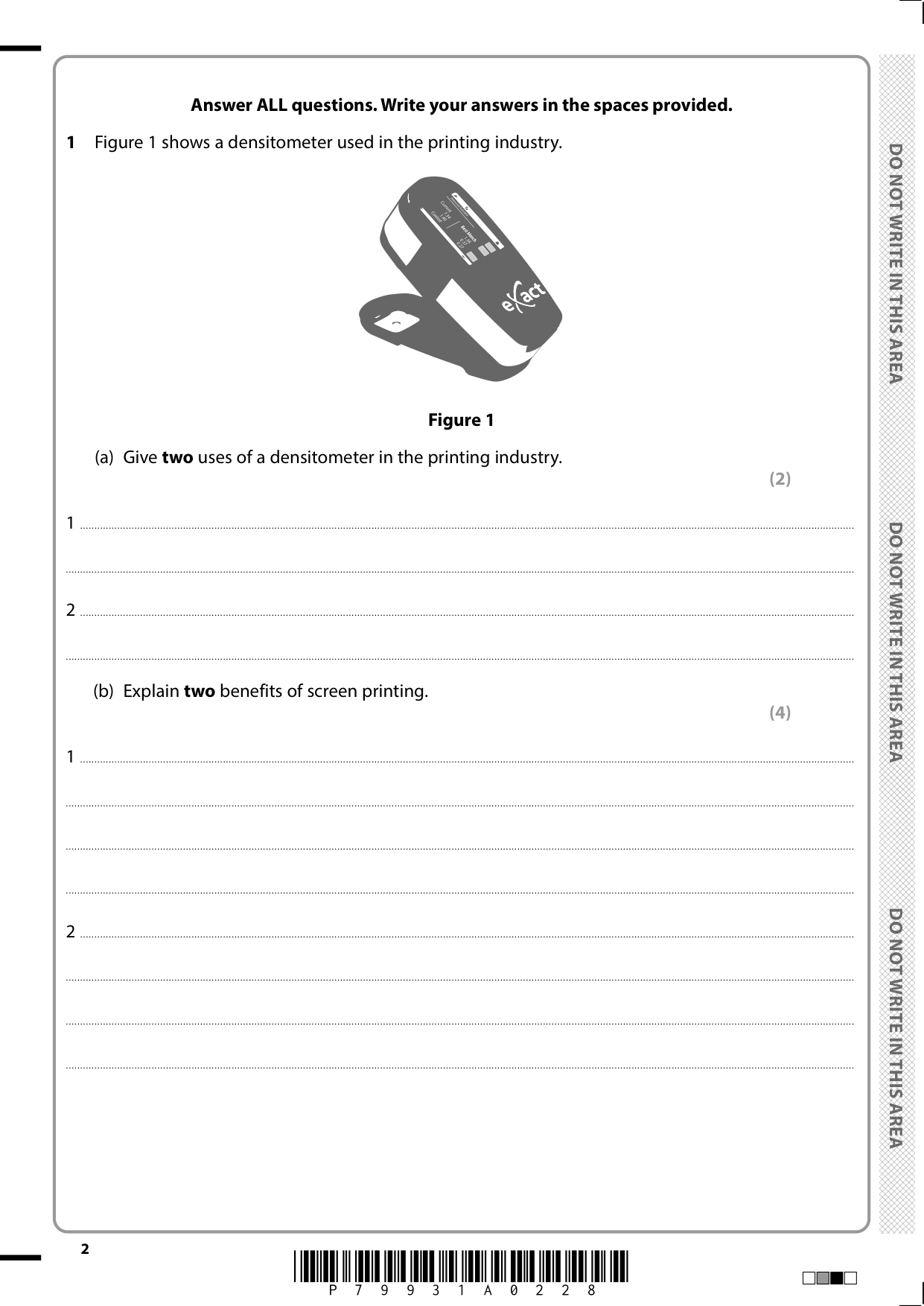 Pearson Edexcel A Level Design and Technology 2025 QP