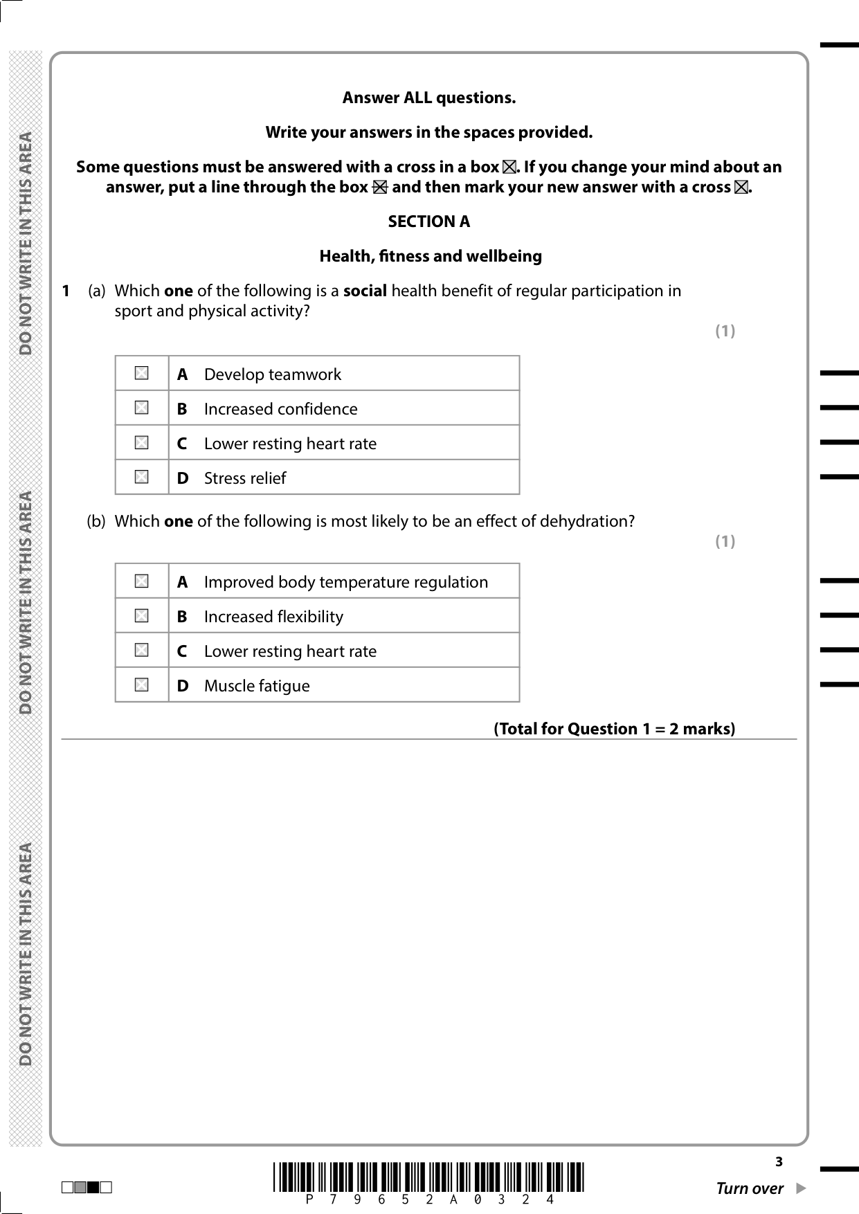 Pearson Edexcel GCSE Physical Education Paper 2  2025 QP PDF IMG-3