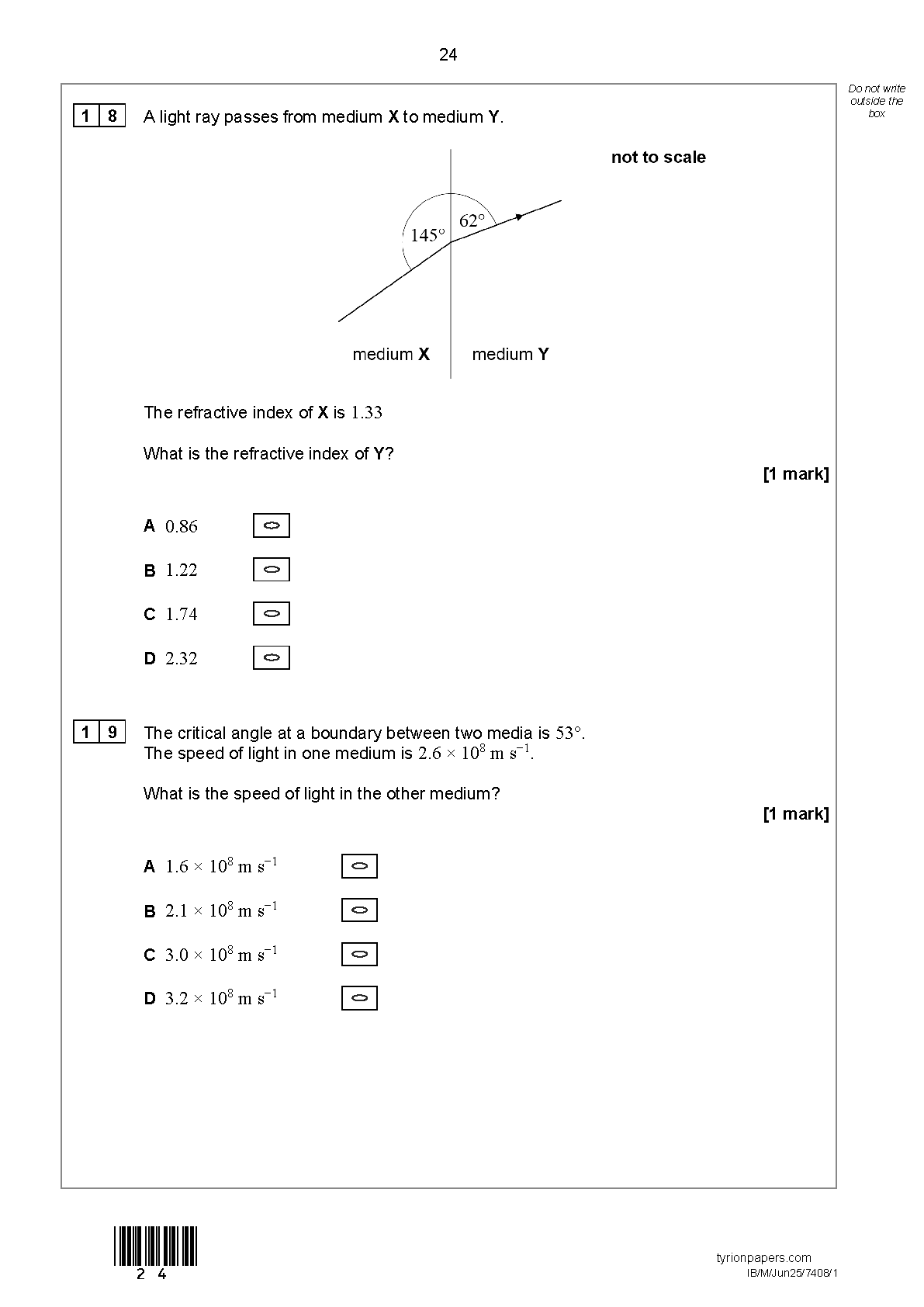 AQA A Level Physics Paper 2 (7408/2) 2025 Question Paper IMG-1