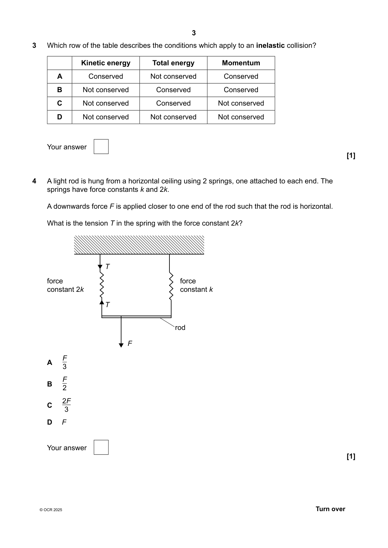 OCR A Level Physics A Paper 1 2025 Question Paper IMG-3