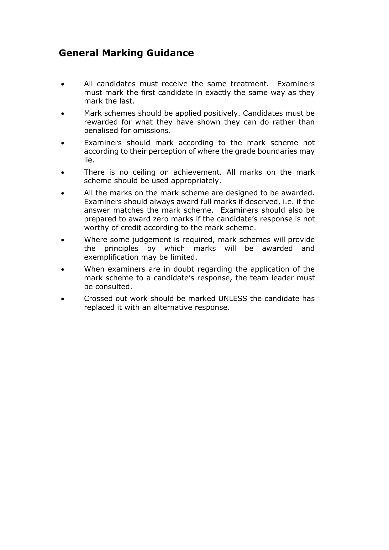Pearson Edexcel A Level Chemistry Paper 1 2025 Mark scheme IMG-3
