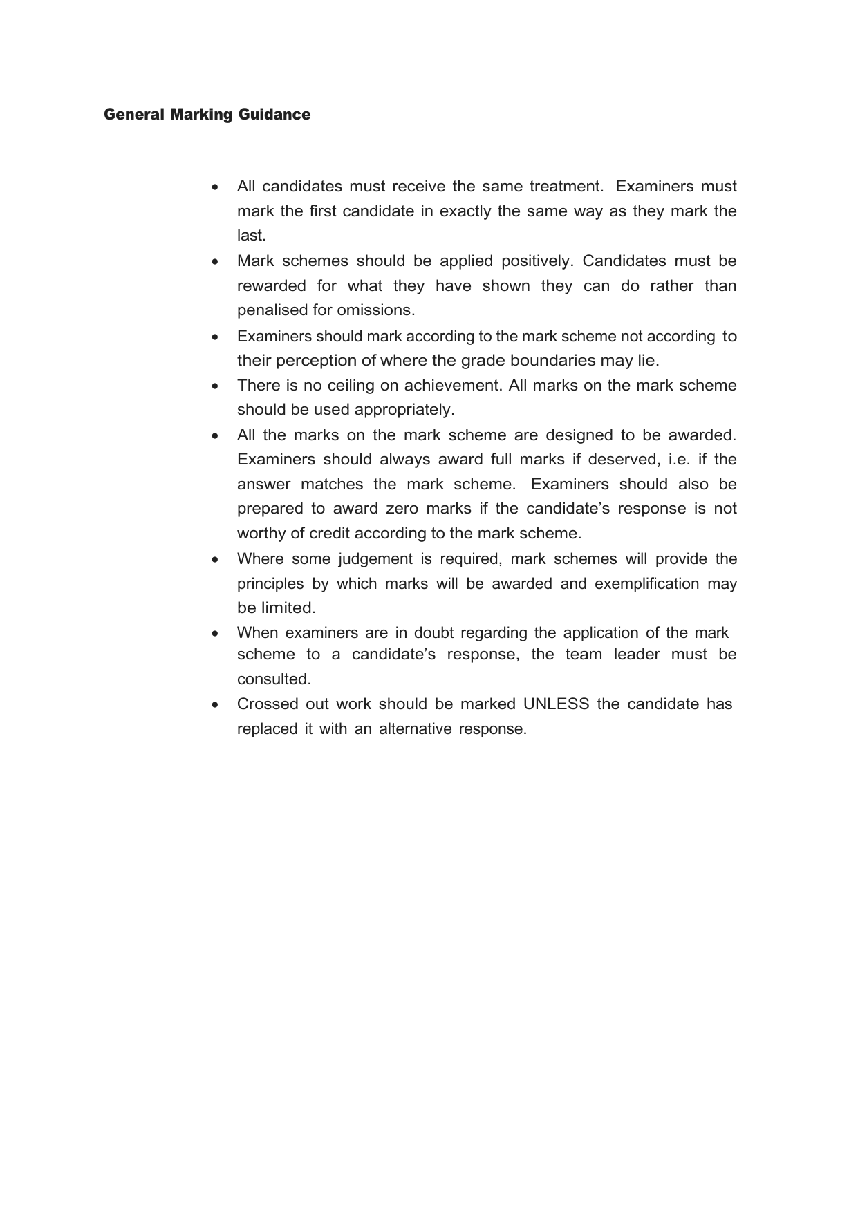 Pearson Edexcel AS Chemistry Paper 1 2025 Mark scheme IMG-3