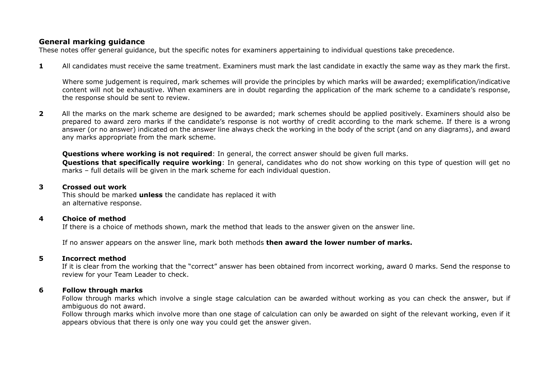 Pearson Edexcel GCSE Maths Paper 1H 2025 Mark Scheme PDF IMG-3