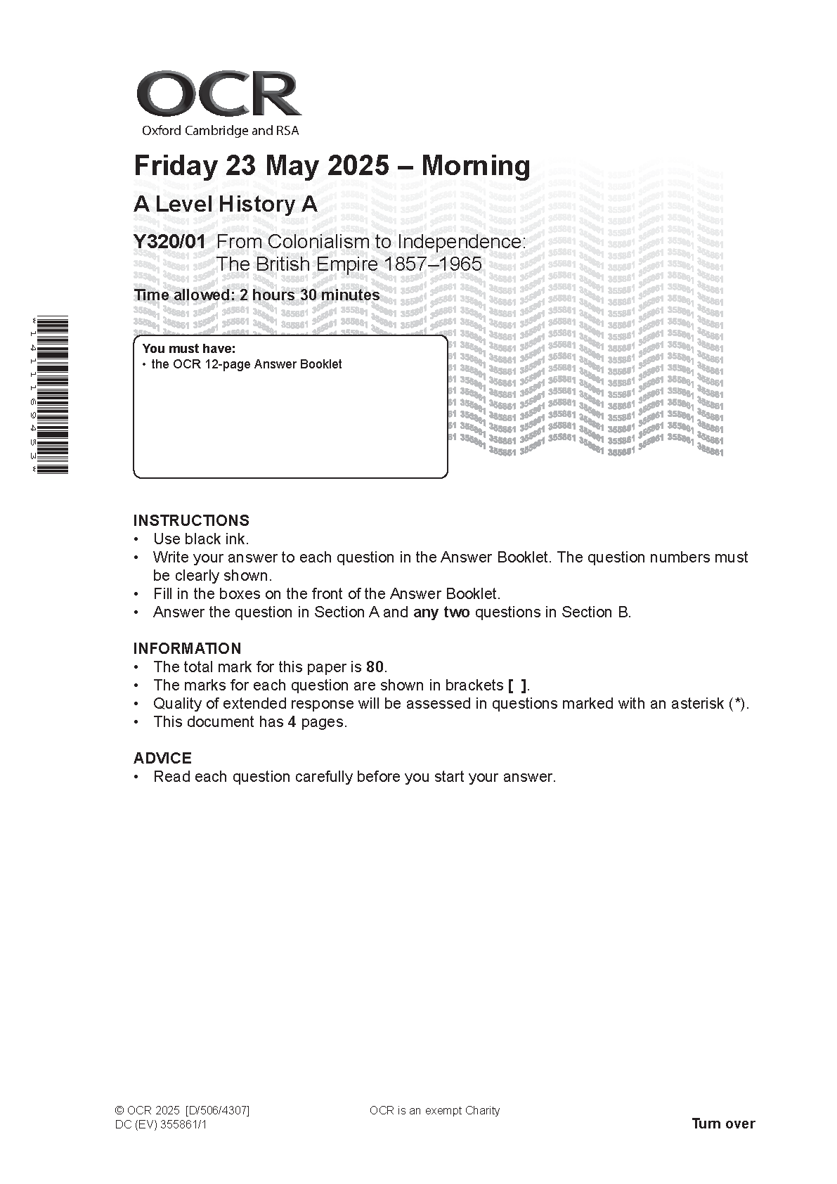 OCR A Level History A 2025 Question Paper IMG-1