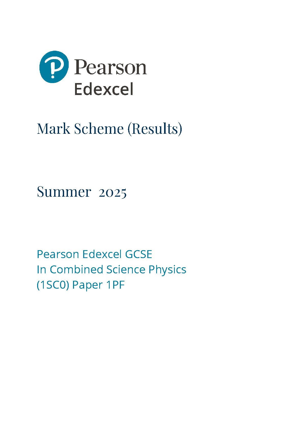 Pearson Edexcel GCSE Combined Science Paper 3 2025 MS IMG-1